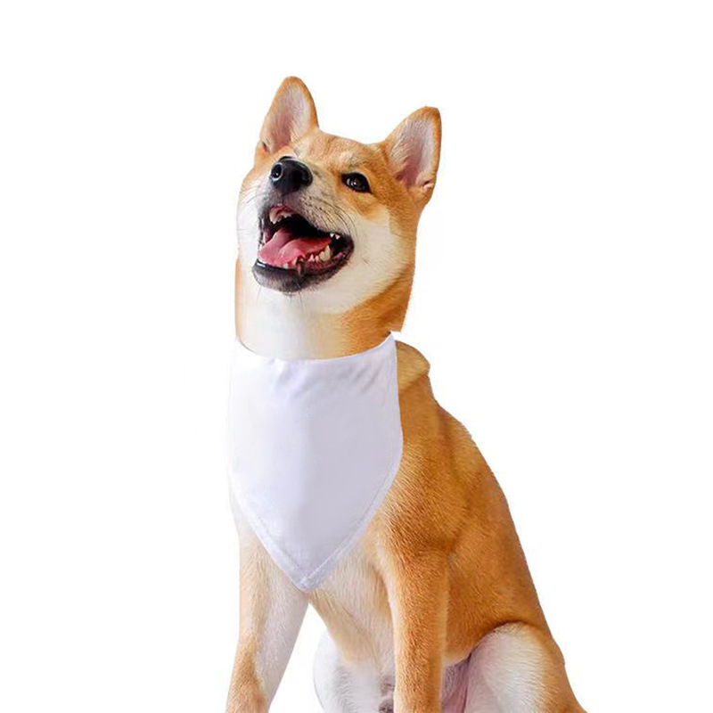Bandana Blank White - 100 قطع التسامي فارغة الكلب عصابات