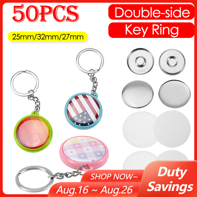 Button Badge Blank - 50 قطعة/مجموعة 25 مم 32 مم