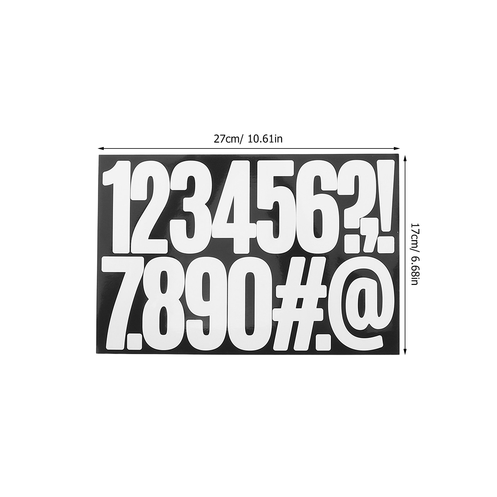 15 ورقة كبيرة من ملصقات الحروف - مراجعة Yard Sign Blank وسعره