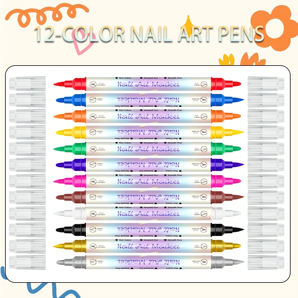 مجموعة أقلام فن الأظافر بـ 12  - مراجعة Copic Marker Sketch وسعره