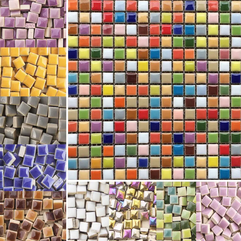 100 جرام من بلاط الموزاييك الس - مراجعة Ceramic Tile Blank وسعره