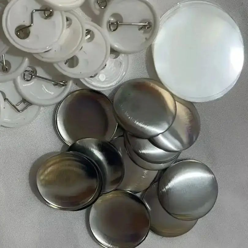 200 مجموعة من مواد صنع الشارات - مراجعة Button Badge Blank وسعره